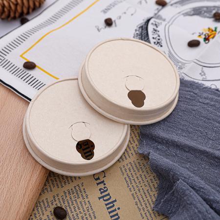 Compostable PLA coating paper cup lids