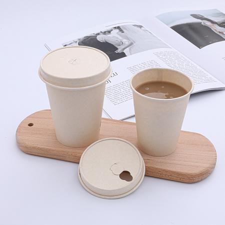 Compostable disposable paper cup