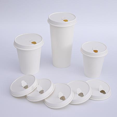 Disposable paper hot cups and lids