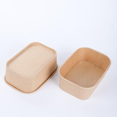 ciotole per insalata di carta rettangolari confezioni per contenitori per alimenti usa e getta