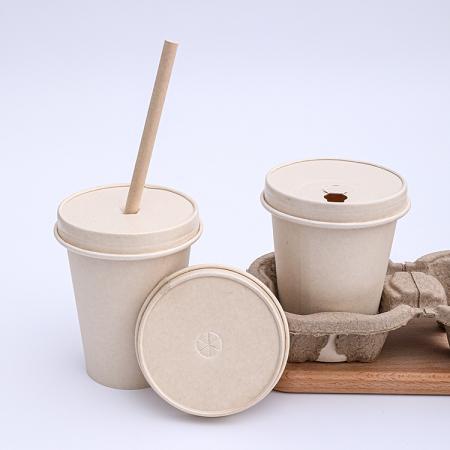 Disposable paper cups made of 100% paper