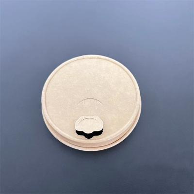 Natural color home compost certified paper lid